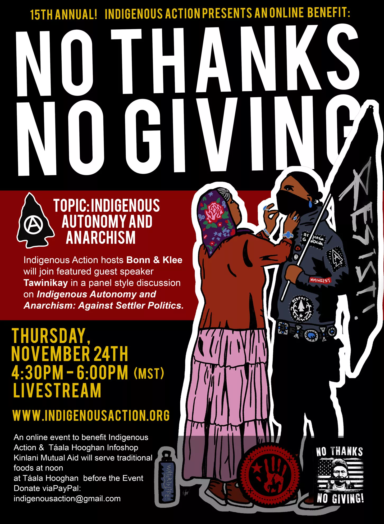 15th Annual No Thanks, No Giving! – Indigenous Action Media